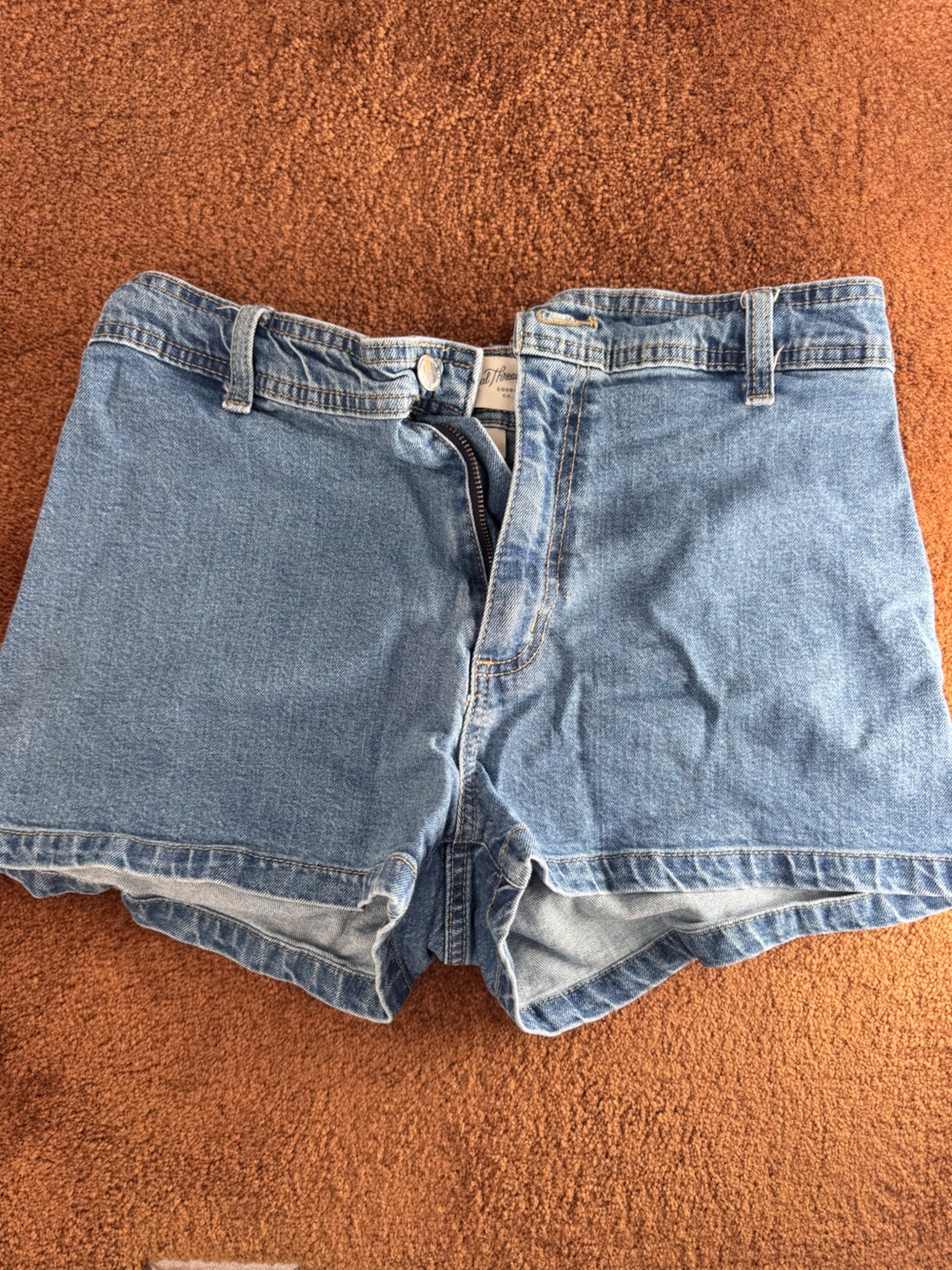Universal Thread Light Blue High-Rise Denim Shorts